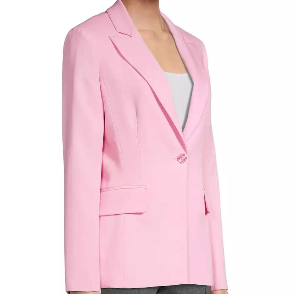 Ted Baker Myyia Single-Button Pink Blazer